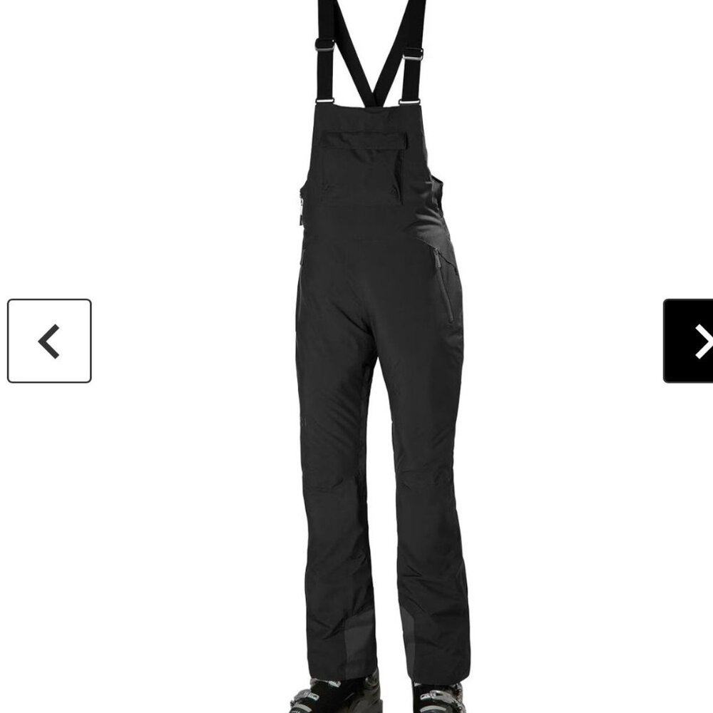 Helly Hansen Women's Legendary Insulated Bib Pants SMALL New Black